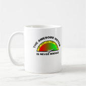 Mug drôle Awesome Meter (Gauche)