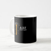 Mug Drôle Ax Humour Hatchet Woodworking Ax Jeter (Devant gauche)