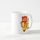 Mug Drôle Banane Singe Vous Êtes Un Peu Étrange (Devant droit)