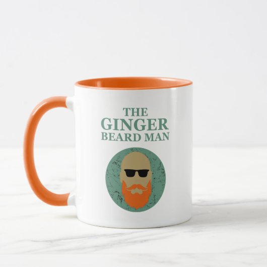 Mug Drôle barbe à gingembre homme (Gauche)