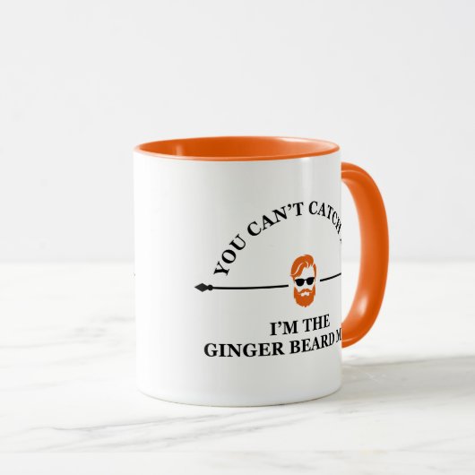 Mug Drôle barbe de gingembre (Devant droit)