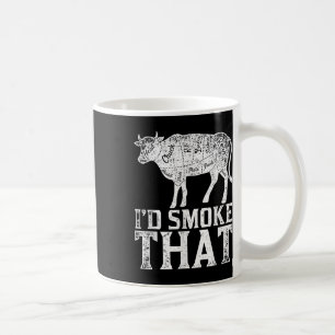 Mug Drôle Barbecue Chef Grilling Fumé Steak Lover Cade