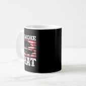 Mug Drôle Barbecue Id Fumer que Patriotic Grillmaster (Devant gauche)