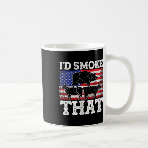 Mug Drôle Barbecue Id Fumer que Patriotic Grillmaster