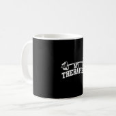 Mug Drôle Barbell Weight Lifting Gym Citation (Devant gauche)