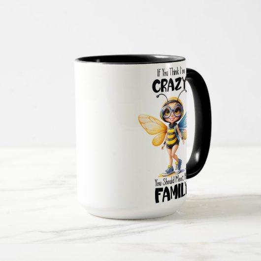 Mug Drôle Bee (Devant droit)