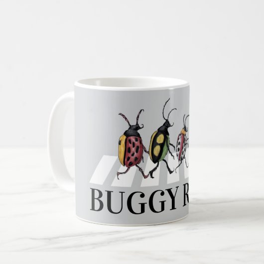 Mug Drôle Beetles (Devant gauche)