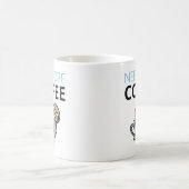 Mug Drôle Besoin de plus de café fatigué paresseux mèm (Centre)