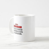 Mug Drôle Bibliothécaire .. Très improbable (Devant gauche)
