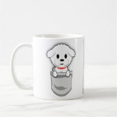 Mug Drôle Bichon Frisé Amoureux des chiens de concepti (Gauche)