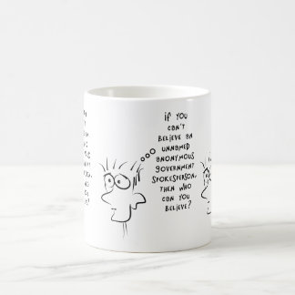 Mug drôle blague anonyme source gouvernementale
