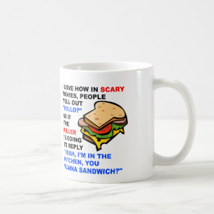 Mug drôle bonjour Film d'horreur