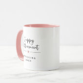 Mug Drôle Bonne Retraite Coeur rose (Devant gauche)