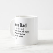 Mug Drôle Bonus Papa Définition Pour La Fête des pères (Devant gauche)