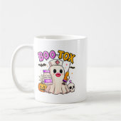 Mug Drôle Boo Tox Soins esthétiques Citrouille crâne F (Gauche)