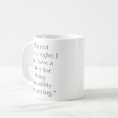 Mug Drôle Boss Typographie Humour (Devant gauche)