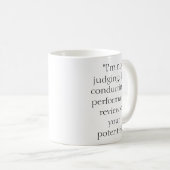 Mug Drôle Boss Typographie Humour (Devant droit)