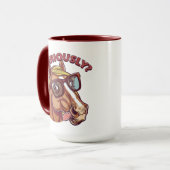 Mug 🐴 Drôle Boug Cheval - "Sérieusement !" (Devant gauche)