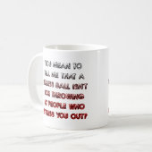 Mug drôle boule anti-stress ou mug de voyage (Devant gauche)