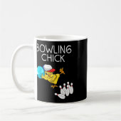 Mug Drôle Bowling Gift Femmes mignonne Bowling Chick S (Gauche)