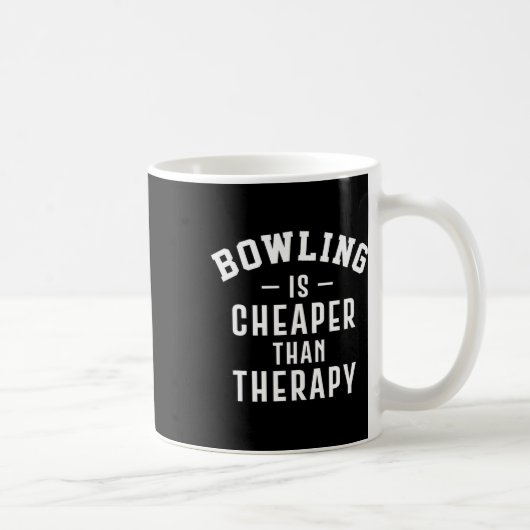 Mug Drôle Bowling Therapy - Bowling Gift (Droite)