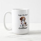 Mug Drôle BROWN 'Café' Beagle Personnaliser (Gauche)