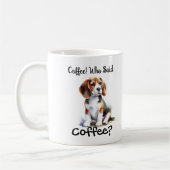 Mug Drôle BROWN 'Café' Beagle Personnaliser (Gauche)