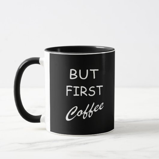 Mug Drôle buveur de café citations (Gauche)