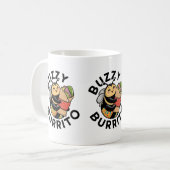 Mug Drôle Buzzy Burrito Abeille (Devant gauche)