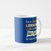 Mug Drôle cadeau bibliothécaire pour bibliothécaire dr (Devant droit)
