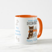 Mug Drôle cadeau d'anniversaire pour Brown Chihuaua Ma (Devant droit)