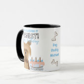 Mug Drôle cadeau d'anniversaire pour Yorkshire Terrier (Devant gauche)