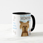 Mug Drôle cadeau d'anniversaire pour Yorkshire Terrier (Devant droit)