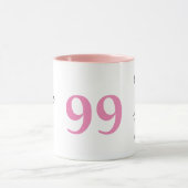 Mug Drôle cadeau de 99ème anniversaire, j'étais chaud, (Centre)