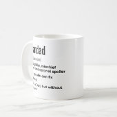 Mug Drôle cadeau de définition de grand-père pour le g (Devant gauche)