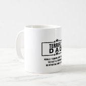 Mug Drôle cadeau de Fête des pères pour papa (Devant gauche)