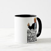 Mug Drôle cadeau de Fête des pères Trump pour le mari (Devant droit)