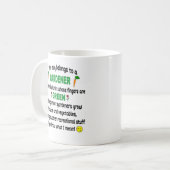 Mug Drôle cadeau de Gardener (Devant gauche)