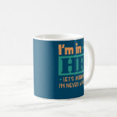 Mug Drôle Cadeau de l'agent des RH | Cadeau du collabo (Devant droit)