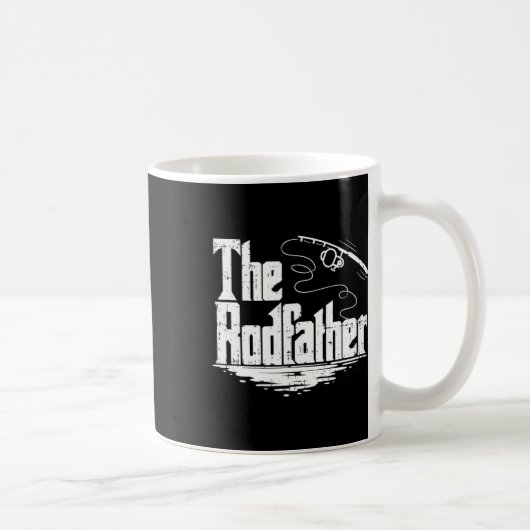 Mug Drôle cadeau de pêche Le Parrain (Droite)