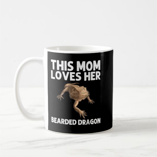 Mug Drôle Cadeau Dragon Porté Pour Maman Femmes Lizard (Gauche)