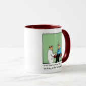 Mug Drôle cadeau Humour Médicale (Devant droit)