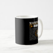 Mug Drôle cadeau Machiniste - Cerveau Machiniste (Devant droit)