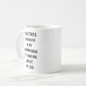 Mug Drôle cadeau motoneige (Devant gauche)