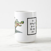 Mug Drôle cadeau papa avec un alligator drôle et décal (Centre)