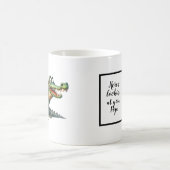 Mug Drôle cadeau papa avec un alligator drôle et décal (Centre)