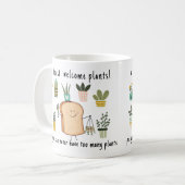 Mug Drôle cadeau Plante | Plantes pointillés (Devant gauche)