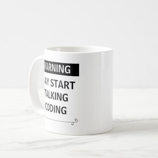 Mug Drôle Cadeau Pour Codeurs, Programmeurs (Devant gauche)