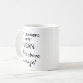 Mug Drôle cadeau pour l'enseignant de mathématiques ca (Devant gauche)