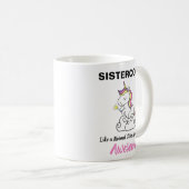 Mug Drôle cadeau pour Soeur Novelty Anniversaire prése (Devant droit)